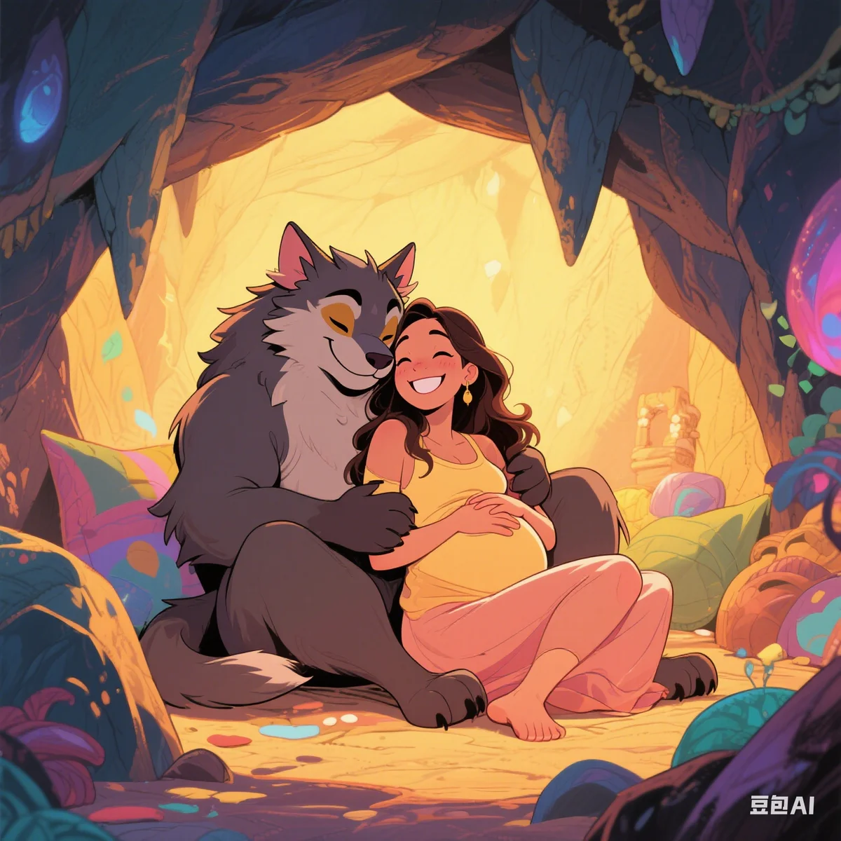 Traveling through the beast world: a handsome beast will give birth to a baby